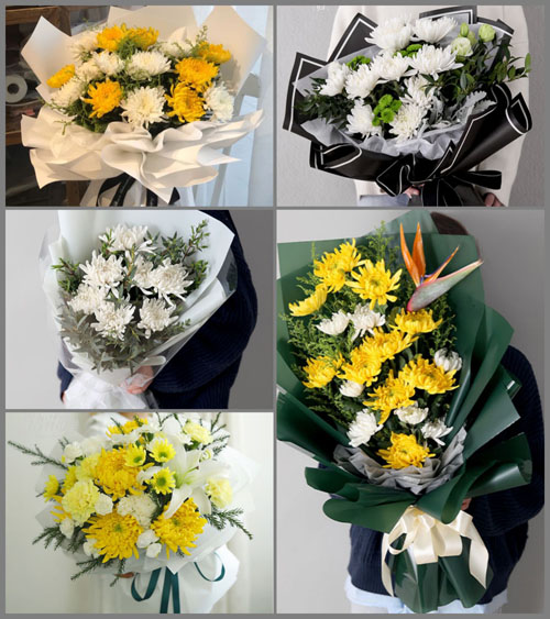 贵州贵阳息烽县流长乡茶园村白事花束代送
